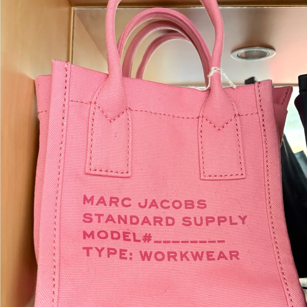 Marc Jacobs Pink Canvas Tote